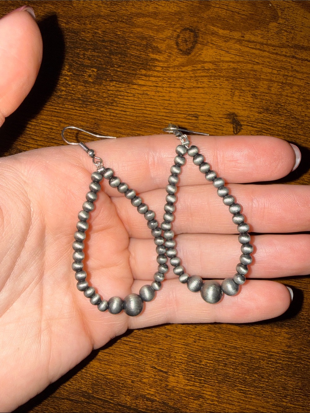 Western pearl earrings